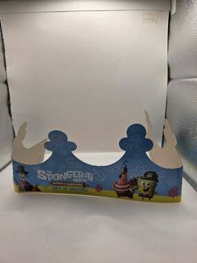 SpongeBob Movie: Burger King Promo Crown 2024 Collectible